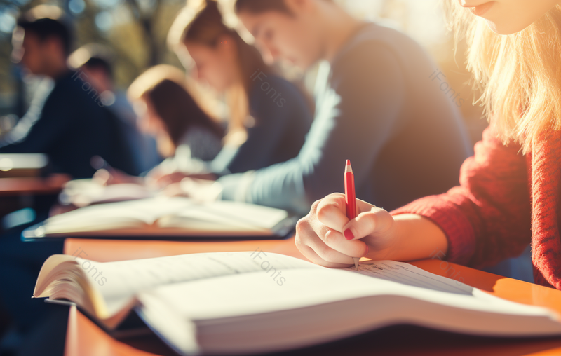 教育,学人的密切学生的手与书籍写作学校考试学生的书籍写作学校考试,高清,摄影图,摄影图片,图片大全,摄影图免费下载